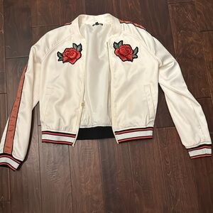 Express bomber Jacket worn!